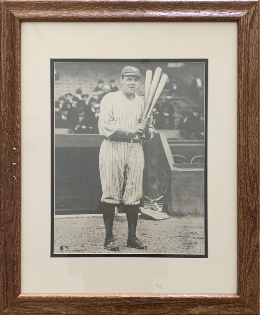 Babe Ruth Matted Photo EstateSales Org