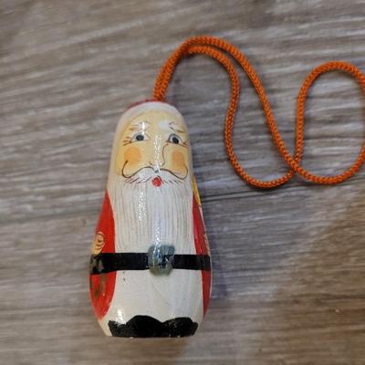 Vintage Santa Claus Ornaments Lot