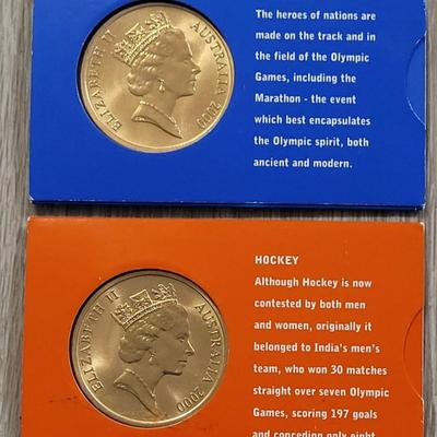 (2) Australian Olympics Coins