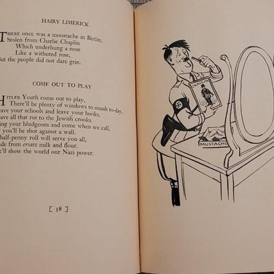 VERY RARE ANTI-Nazi Satire - Mother Goose-Step and other Nertzery Rhymes Rhymes Book by Danny Weaver