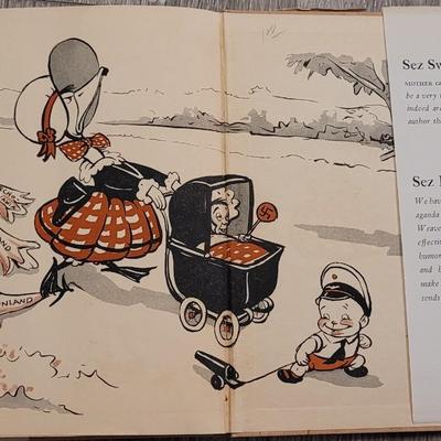 VERY RARE ANTI-Nazi Satire - Mother Goose-Step and other Nertzery Rhymes Rhymes Book by Danny Weaver