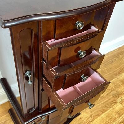 Cherry Floor Jewelry Armoire ~ *Read Details