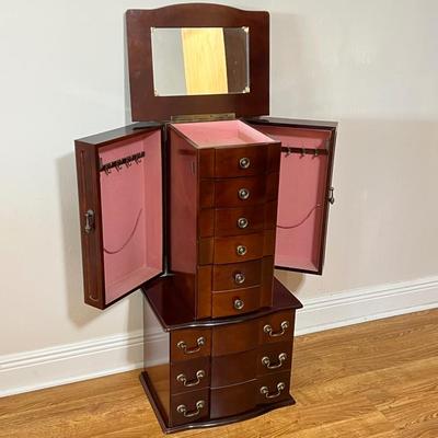 Cherry Floor Jewelry Armoire ~ *Read Details
