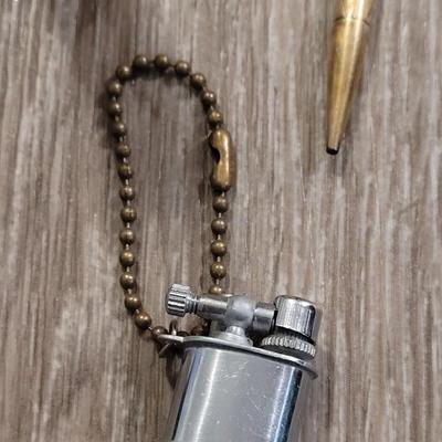Antique Hat Pin, Lighters, and Mechanical Pencil