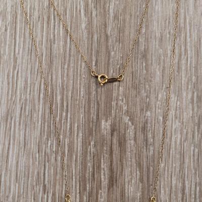 14kt. Gold Fill Necklace with Ruby and Pendant Ruby Ring