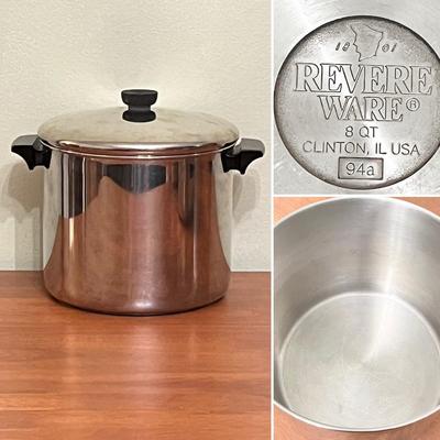 REVERE WARE ~ Stainless Steel 6 Piece Cookware Set ~ With Bonus 10qt. Stockpot