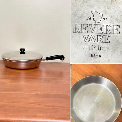 REVERE WARE ~ Stainless Steel 6 Piece Cookware Set ~ With Bonus 10qt. Stockpot