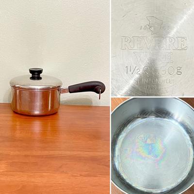 REVERE WARE ~ Stainless Steel 6 Piece Cookware Set ~ With Bonus 10qt. Stockpot