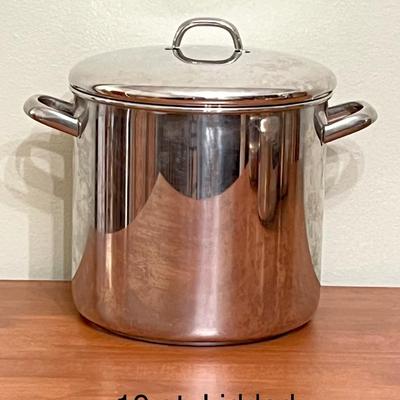 REVERE WARE ~ Stainless Steel 6 Piece Cookware Set ~ With Bonus 10qt. Stockpot