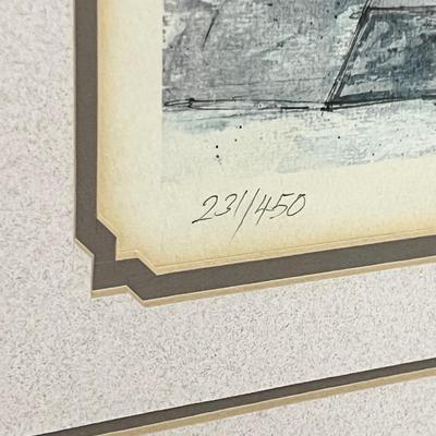 TOMMY THOMPSON ~ "Meet You At The Square" ~ S/N Framed Print