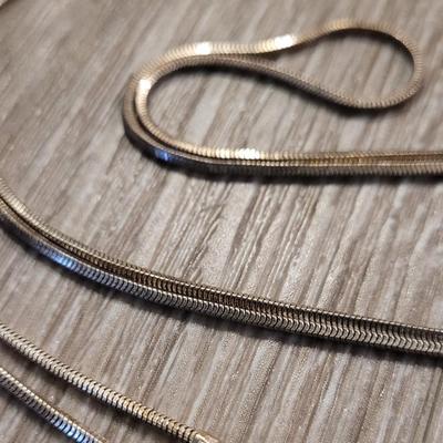 60" Sterling Snake Chain Chain