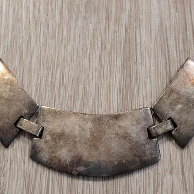 Sterling Silver & Black Leather Necklace