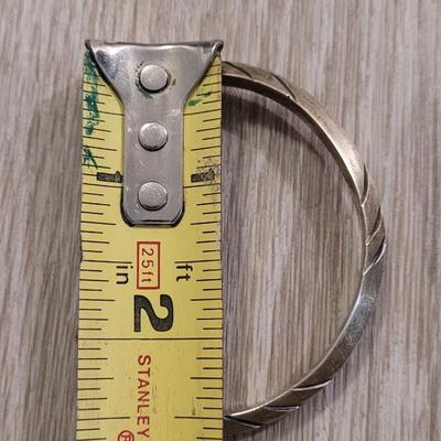 Native American Sterling Old Pawn Cuff Bracelet