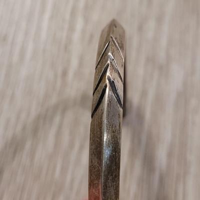 Native American Sterling Old Pawn Cuff Bracelet