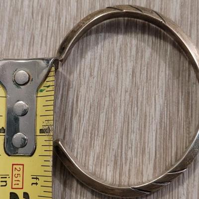 Native American Sterling Old Pawn Cuff Bracelet