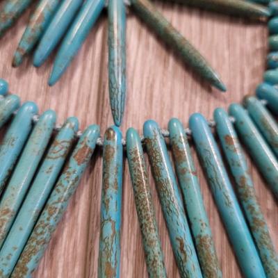 Jewelry Maker's Lot- Turquoise Beads, Sterling & Wood Ring, and Native American Pendants & One off Earrings