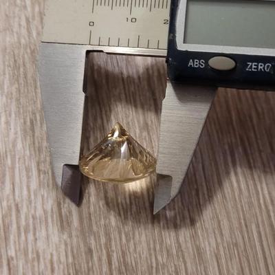 Large Multi Faceted Citrine Gem