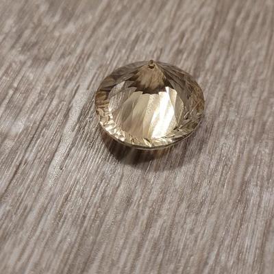 Large Multi Faceted Citrine Gem