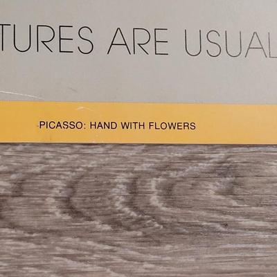 1981 Picasso Lithograph 'Hand with Flowers'