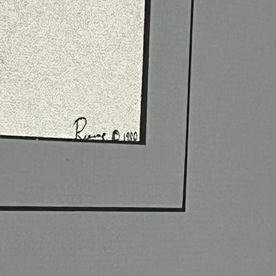 ED REAUME ~ St. Charles Street Car ~ S/N Framed Print