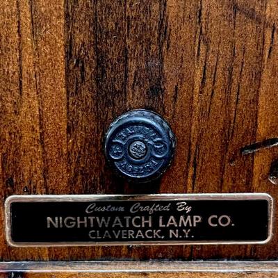 NIGHTWATCH LAMP CO. ~ 37â€ Tall Custom Crafted Cobblers Tool Table Lamp