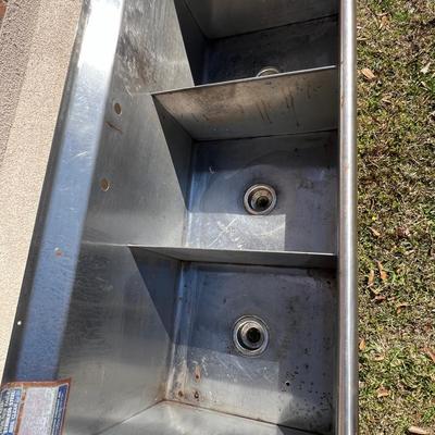 METAL MASTERS COMPANY ~ 3 Compartment Stainless Steel Sink