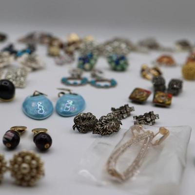 Costume Jewelry Clip On Earrings (50 Pairs)