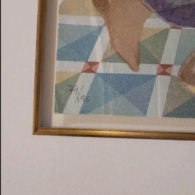 Alvar Sunol 1 Of The 4 LES TEMPS DE NOS JOURS Lithograph Signed/#ed