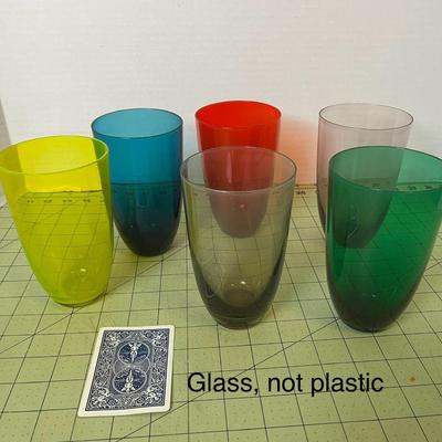 Colored Glasses - Set of 6