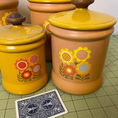 Vintage West Bend Canister Set