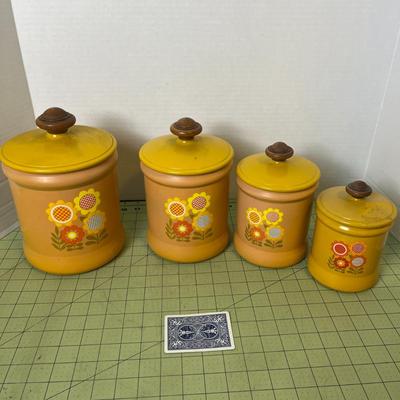 Vintage West Bend Canister Set
