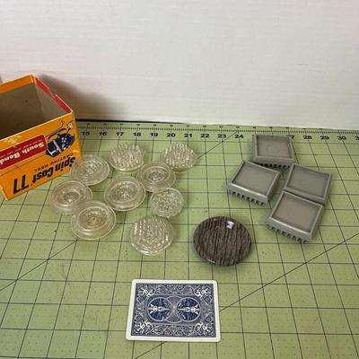 Plastic Carpet Protectors for Furniture Legs