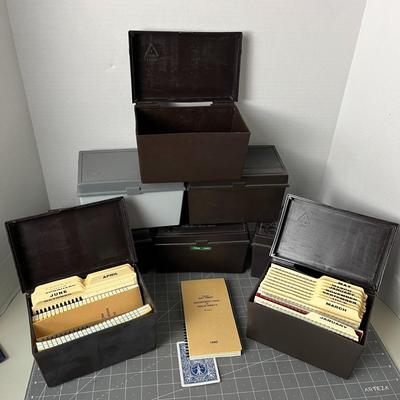 Card Filing Boxes