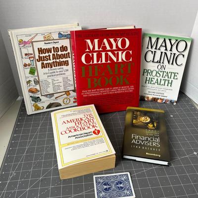 How to do Just about Anything, Mayo Clinic Heart Book, Mayo Clinic on Prostate Health, The American Heart Association Cookbook, Financial...
