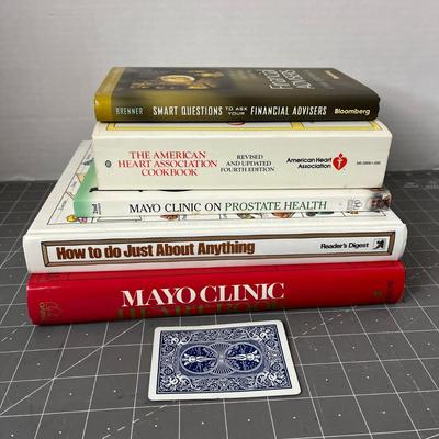 How to do Just about Anything, Mayo Clinic Heart Book, Mayo Clinic on Prostate Health, The American Heart Association Cookbook, Financial...