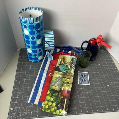 Wine Gift Bags & Glasses