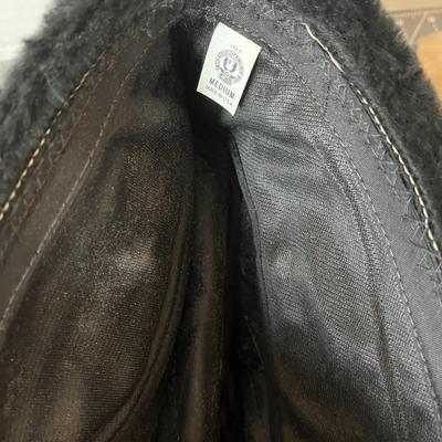 Winter Hat, Ear Warmers, and Leather Gloves