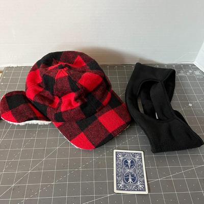 Winter Flap Hat and Ear Warmers