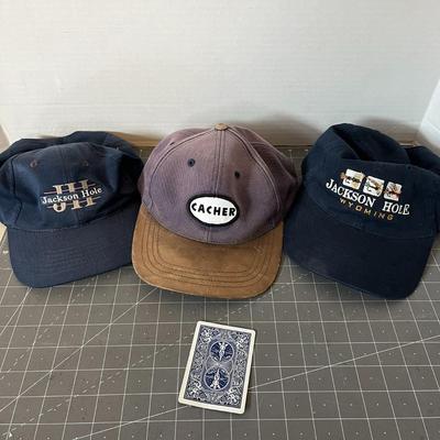 Jackson Hole Hats (2) and Cacher Hat