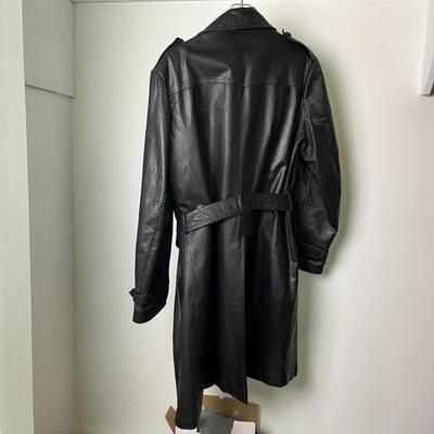 The Leather Shop Long Coat - Size 40 Reg