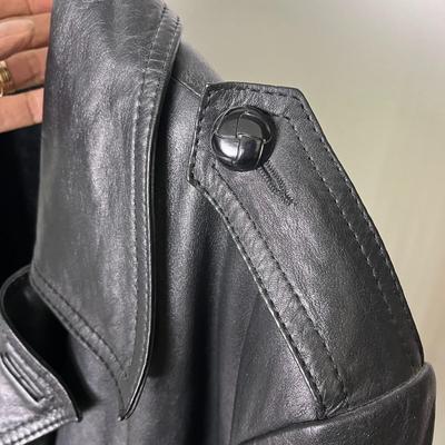 The Leather Shop Long Coat - Size 40 Reg