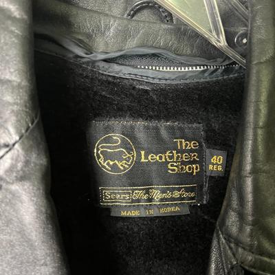 The Leather Shop Long Coat - Size 40 Reg
