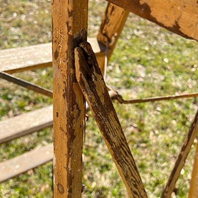 Antique 4â€™ Wood Ladder