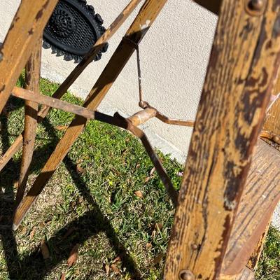 Antique 4â€™ Wood Ladder