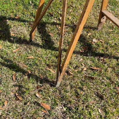 Antique 4â€™ Wood Ladder
