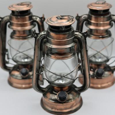 Three Battery Operated Lanterns (3)