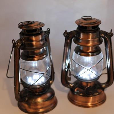 Three Battery Operated Lanterns (3)
