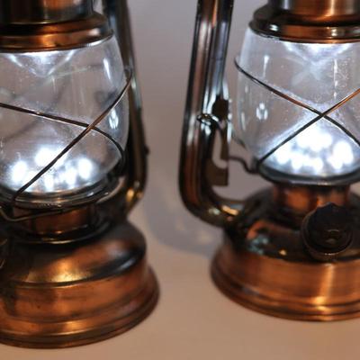Three Battery Operated Lanterns (3)