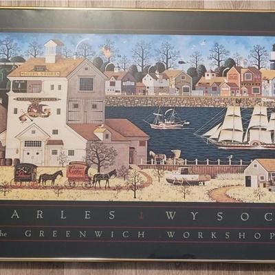 Hand Signed CHARLES WYSOCKI 'The Greenwich Workshop' Print