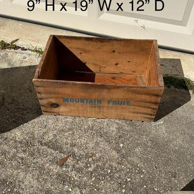 Six (6) Assorted Rustic Wood Vtg Boxes